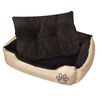 vidaXL Cama para c&atilde;es quente com almofad&atilde;o acolchoado XL