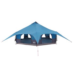 vidaXL Barraca Familiar 18 pessoa Azul