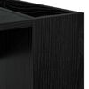 vidaXL Mesa de centro Carvalho Preto 95 x 50 x 34 cm