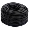 vidaXL Mangueira de ar h&iacute;brida 0,6" 50 m borracha e PVC preto