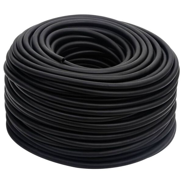vidaXL Mangueira de ar h&iacute;brida 0,6" 50 m borracha e PVC preto