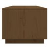 vidaXL Mesa de centro 110x50x40cm madeira de pinho maciça castanho mel