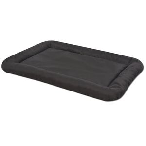 vidaXL Colch&atilde;o para c&atilde;es preto tamanho XXL
