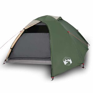 vidaXL Tenda de campismo c&uacute;pula para 4 pessoas imperme&aacute;vel verde