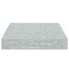 vidaXL Prateleira de parede suspensa 23x23,5x3,8 cm MDF cinzento