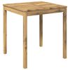 vidaXL Mesa de Jantar de Jardim Branco Lavado 70 x 68,5 x 75 cm