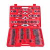 vidaXL Conjunto de machos e ca&ccedil;onetes para abrir roscas 111 pcs