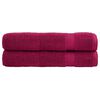 vidaXL Toalhas premium SOLUND 2 pcs 100x200 cm 600 gsm bord&ocirc;