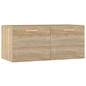 vidaXL Arm&aacute;rio parede 80x35x36,5 cm derivados madeira carvalho sonoma