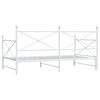 vidaXL Cama de dia com gavet&atilde;o sem colch&atilde;o 107x203 cm a&ccedil;o branco