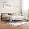 vidaXL Cama sem colch&atilde;o 160x200 cm madeira pinho maci&ccedil;o castanho-mel