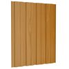 vidaXL Painel de telhado 36 pcs 60x45 cm a&ccedil;o galvanizado natural