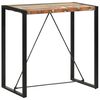 vidaXL Mesa de bar 110x60x110 cm madeira recuperada maci&ccedil;a