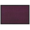 vidaXL Tapete de Entrada Bordô 60 x 40 x 1.2 cm Tecido de Teddy