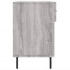 vidaXL Banco sapateira 102x35x55 cm derivados madeira cinzento sonoma