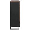 vidaXL Highboard Castanho 60 x 33 x 100 cm Madeira de mangueira maci&ccedil;a