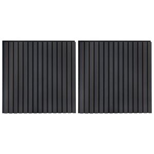 vidaXL Pain&eacute;is de parede 2 pcs Antracite 60,5 x 60 cm