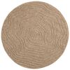 vidaXL Tapete para uso interno e externo AGIRA Natural &Oslash; 160 CM