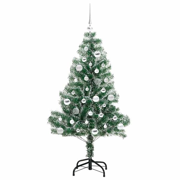 vidaXL &Aacute;rvore de Natal Artificial Coberta de Neve com Luzes de LED