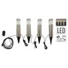 ProGarden Luzes LED para jardim 4 pcs 6,3x37,5 cm