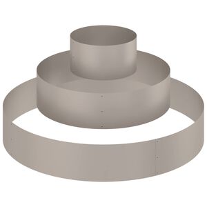 vidaXL Vaso de Jardim Castanho 120 x 120 x 20 cm