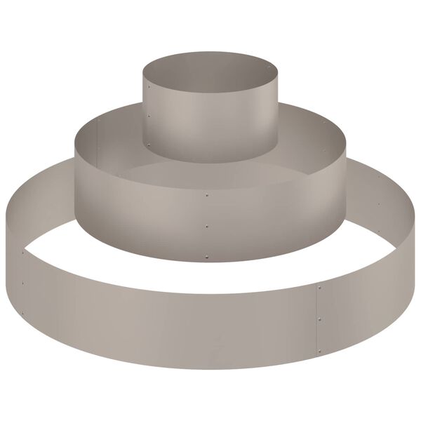 vidaXL Vaso de Jardim Castanho 120 x 120 x 20 cm