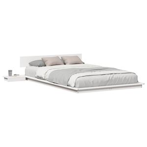 vidaXL Estrutura da Cama Branco 120 x 190 cm madeira