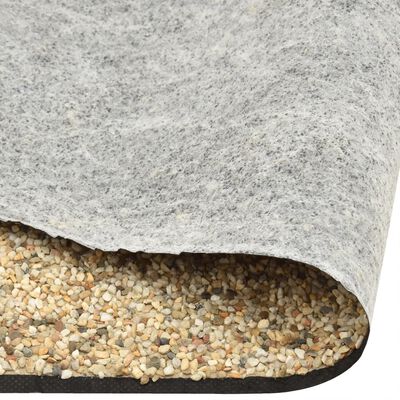 vidaXL Revestimento de pedra 600x100 cm cor areia natural