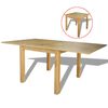 vidaXL Mesa extens&iacute;vel em carvalho 170x85x75 cm