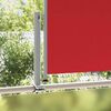 vidaXL Toldo lateral retr&aacute;til para p&aacute;tio 100x300 cm vermelho