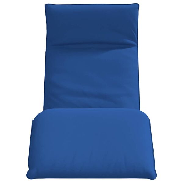vidaXL Espregui&ccedil;adeira dobr&aacute;vel 175x54x8,5 cm tecido Oxford azul real