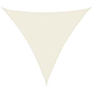 vidaXL Para-sol estilo vela 2x2x2 m oxford 100% poli&eacute;ster creme
