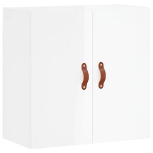 vidaXL Arm&aacute;rio de parede 60x31x60cm derivados madeira branco brilhante