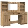 vidaXL Conjunto de Mesa de Maquiagem com LED 3 unid.