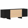 vidaXL Gabinete para TV Carvalho Preto 120 x 30 x 40,5 cm