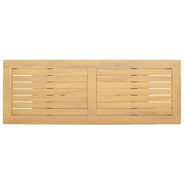 vidaXL Mesa consola para jardim 110x40x75 cm madeira de ac&aacute;cia maci&ccedil;a