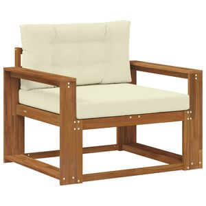 vidaXL Sof&aacute; M&eacute;dio Externo Madeira S&oacute;lida de Ac&aacute;cia Natural