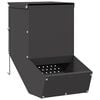 vidaXL Comedouro para Coelhos Preto 17,5 x 26 x 28,5 cm 1,5 kg
