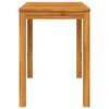 vidaXL Mesa de jantar p/ jardim 110x55x75 cm madeira de ac&aacute;cia maci&ccedil;a