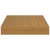vidaXL Prateleira de Parede 2 pcs Bege 23 x 23,5 x 4 cm