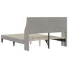 vidaXL Estrutura da Cama Cinzento-claro 140 x 190 cm Veludo