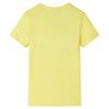 T-shirt de criança amarelo 140