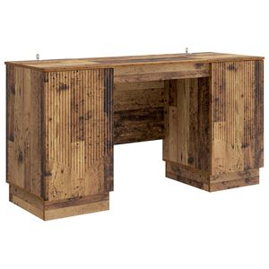 vidaXL Mesa Madeira antiga 142,5 x 50 x 75 cm Derivados de Madeira