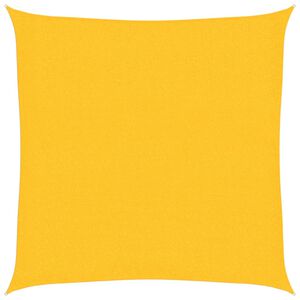 vidaXL Para-sol estilo vela 160 g/m&sup2; 2x2 m PEAD amarelo