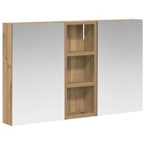 vidaXL Conjunto de Arm&aacute;rios para Banheiro 3 pcs 80 x 10,5 x 50 cm
