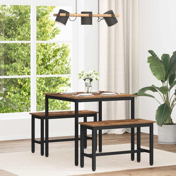 vidaXL Mesas de jantar METAL