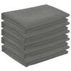 vidaXL Toalha de Mesa 5 unid. Cinzento-claro 140 x 180 cm Retangular