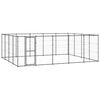 vidaXL Canil de exterior 24,2 m&sup2; a&ccedil;o