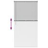 vidaXL Persianas venecianas Manual Prateado 175 x 85 cm Alum&iacute;nio