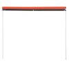 vidaXL Toldo retr&aacute;til 250x150 cm laranja e castanho
